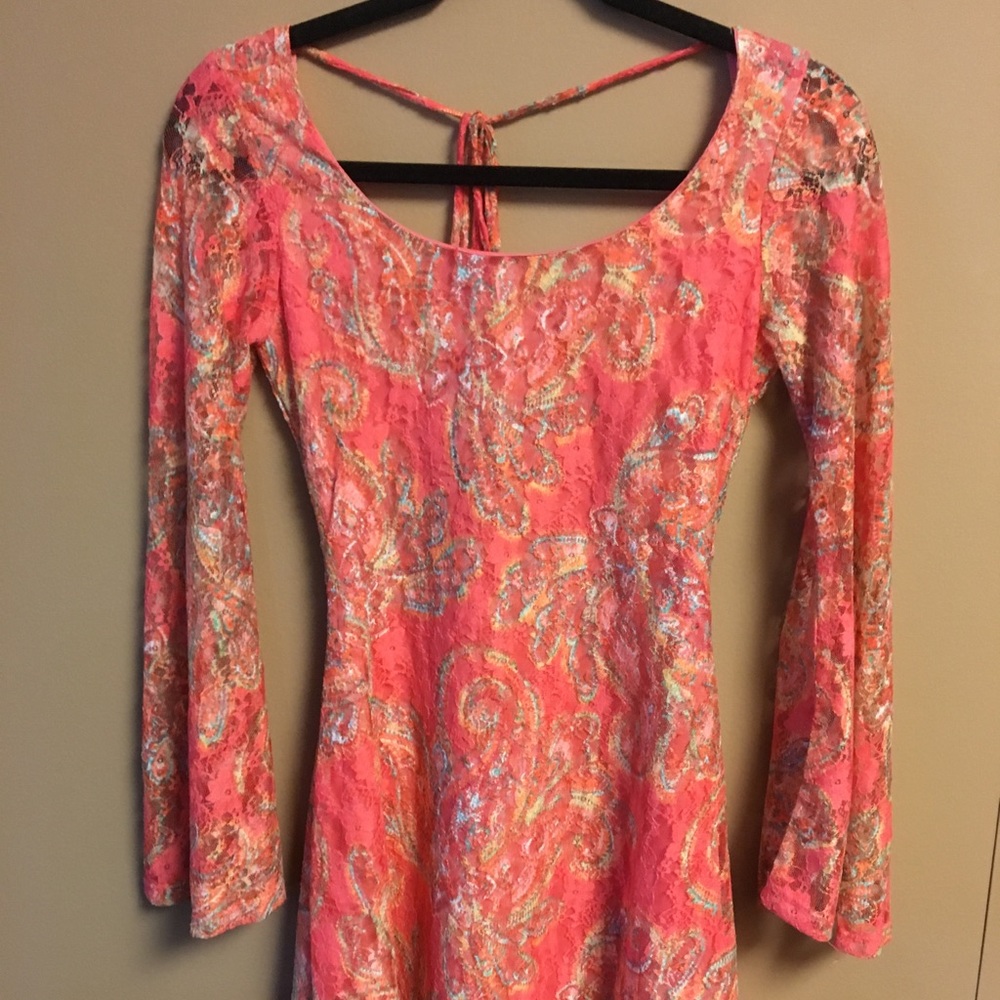 Y2K High-Low Lace Vacation Fairycore Dress